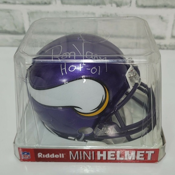 Riddell Ron Yary Signed Mini Helmet‎ Vikings HOF 01 Autographed Collectible - Picture 1 of 10